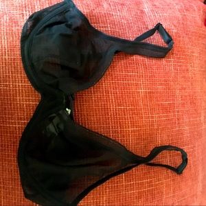 Nordstrom sheer mesh underwire bra (34C),
